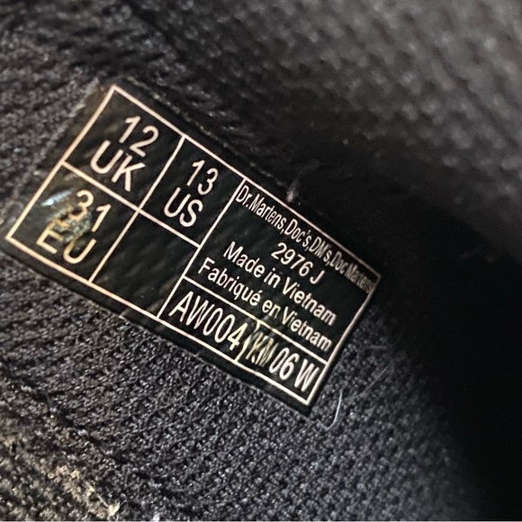 DR. MARTENS JUNIOR 2976 BLACK SOFTY T LEATHER CHELSEA ANKLE BOOTS stretchy side - Picture 11 of 11